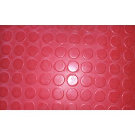 Penízková guma na stůl červená 120x70 cm